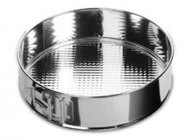 Klasyczna, okrągła tortownica / forma. Posiada fakturowane dno. Idealna do pieczenia tortów.