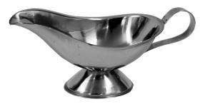 Sosjerka wykonana ze stali nierdzewnej idealna do serwowania sosów. Posiada duży, praktyczny uchwyt co czyni ją wygodna w użytkowaniu.