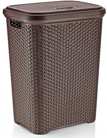 Kosz na pranie wykonany z najwyższej jakości tworzywa sztucznego. Idealnie nadaje się do przechowywania odzieży przeznaczonej do prania. Posiada rączki, które ułatwiają przenoszenie.