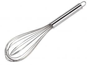 Uniwersalna trzepaczka kuchenna, dzięki której ubijesz śmietanę i jaja. Przydatna podczas przygotowywania zup, sosów, deserów i wypieków. 
