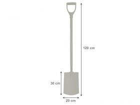 Szpadel ze stalowym trzonkiem 120 cm