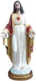 FIGURA SERCE PANA JEZUSA 122 CM SZKLANE OCZY 