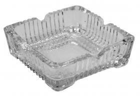 POPIELNICZKA SZKLANA KWADRATOWA