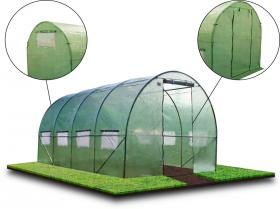 TUNEL FOLIOWY OGRODOWY 4 SEGMENTOWY ZIELONY NEW SOLUTION 4 x2,5 x 2 M