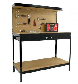STÓŁ WARSZTATOWY Z SZUFLADĄ 120 x 60 x 150 CM
