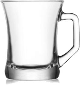 Szklanki do kawy z uchem, 225 ml  komplet 6 sztuk