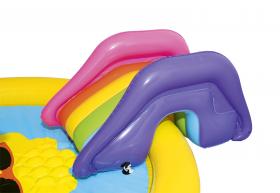 DMUCHANY PLAC ZABAW/ BRODZIK ZE ZJEŻDŻALNIĄ 237 x 201 x 104 cm