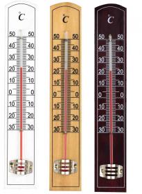 TERMOMETR POKOJOWY DREWNIANY 20x3,5x1CM 