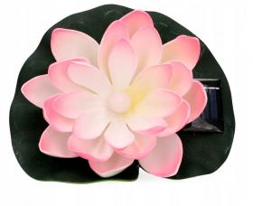 LAMPA SOLARNA PŁYWAJĄCA LILIA 18 x 18 x 6 cm MULTIKOLOR 