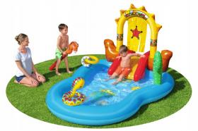 PLAC ZABAW DMUCHANY DZIKI ZACHÓD 266cm x 188cm x 140cm 