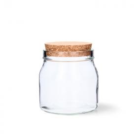 SŁÓJ 0,5 L Z WIECZKIEM KORKOWYM