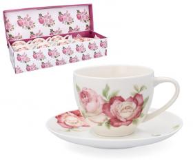 KPL. 6 FILIŻANEK ZE SPODKIEM 250 ML