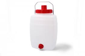 BECZKA 10L Z ZAKRĘTKĄ, UCHWYTEM METALOWYM I ODPOWIETRZNIKIEM 