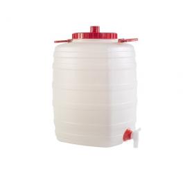 BECZKA 25L Z ZAKRĘTKĄ, UCHWYTEM PLASTIKOWYM  I ODPOWIETRZNIKIEM 