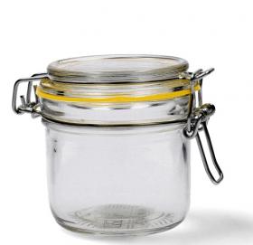 POJEMNIK SZKLANY HERMET. 200 ML Z POKRYWĄ