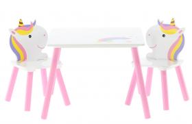 MAŁY STOLIK Z 2 KRZESEŁKAMI KUCYK LILY
