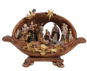 SZOPKA BOŻONARODZENIOWA GROTA 33,5 x 9,5 x 23 CM