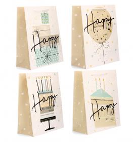 TOREBKA OKAZYJNA "HAPPY BIRTHDAY" 32 x 26 x 12 cm