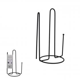 STOJAK NA RĘCZNIK PAPIEROWY METALOWY CZARNY 