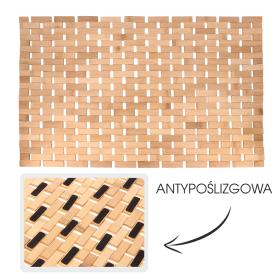 MATA ŁAZIENKOWA BAMBUSOWA "BARBADOS" 50x70cm 