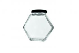 SŁOICZEK SZEŚCIOKĄTNY Z ZAKRĘTKĄ 180 ML DISPLAY=12szt 