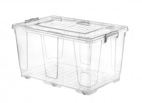 POJEMNIK PROSTOKĄTNY MULTI BOX 80L Z KÓŁKAMI 