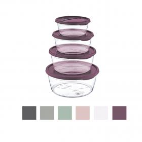 KPL.4 POJEMNIKOW TREND BOX okr..0,3+0,7+1,1+1,75l