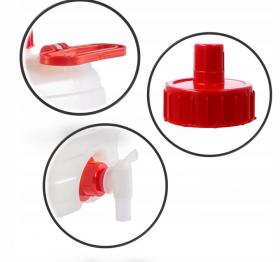 BECZKA 20L Z ZAKRĘTKĄ, UCHWYTEM  PLASTIKOWYM   I ODPOWIETRZNIKIEM 