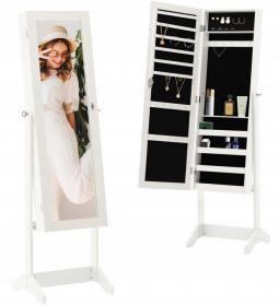 Szafka toaletka na biżuterię z lustrem 41,5 x 36,5 x 147cm