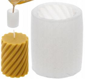 FORMA SILIKONOWA DO ŚWIEC SPIRALA 