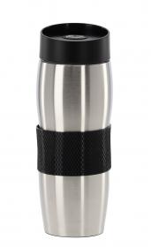 KUBEK TERMICZNY 350 ML TURYSTYCZNY Z NAKŁADKĄ ANTYPOŚLIZGOWĄ 