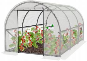 TUNEL OGRODOWY FOLIOWY SZKLARNIA 2,5x4m BIAŁY 10m2