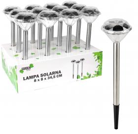 LAMPA SOLARNA ZE STALI NIERDZEWNEJ