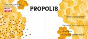 KPL. 100 ETYKIET PROPOLIS 116 x 50 MM