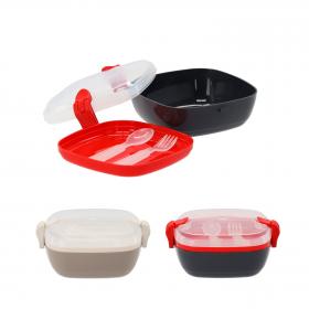 LUNCH BOX ZE SZTUĆCAMI 