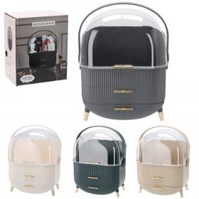 ORGANIZER NA KOSMETYKI Z SZUFLADKAMI 25 x 25 x 15 CM 