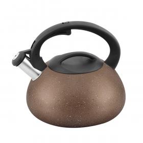 CZAJNIK ZE STALI NIERDZEWNEJ BRĄZOWY IWO 2,5L 