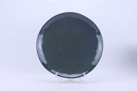 TALERZ PŁYTKI 26 CM CERAMICZNY OKRĄGŁY "GLAZE" 