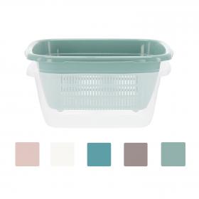 MISKA KWADRATOWA EMERALD Z OCIEKACZEM 3,8L 