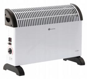GRZEJNIK KONWEKTOROWY Z WENTYLATOREM "TURBO" 2000W 58 x 13,5 x 39 CM