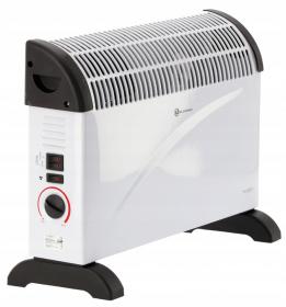 GRZEJNIK KONWEKTOROWY Z WENTYLATOREM "TURBO" 2000W 58 x 13,5 x 39 CM