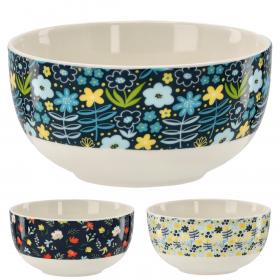 MISKA CERAMICZNA 550 ML "FLOWERS" 