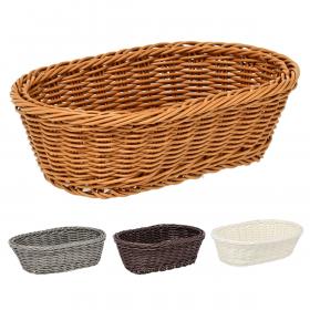 KOSZYK OWALNY 24 x 16 x 7 cm MIX KOLORÓW