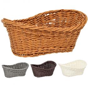 KOSZYK OWALNY 25 x 16 x 8/11 cm MIX KOLORÓW