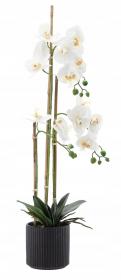 SZTUCZNY KWIAT  STORCZYK BIAŁY 77 CM