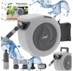 AUTOMATYCZNY ZWIJACZ WĘŻA OGRODOWEGO Z WĘŻEM   35 M