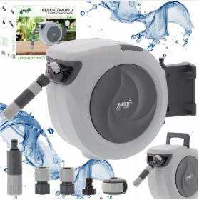 AUTOMATYCZNY ZWIJACZ WĘŻA OGRODOWEGO Z WĘŻEM  15 M