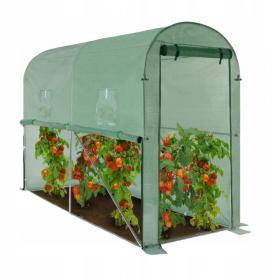 SZKLARNIA OGRODOWA NA POMIDORY 3 x 1 x 2 M ZIELONA Z OPCJĄ DODATKOWEJ WENTYLACJI