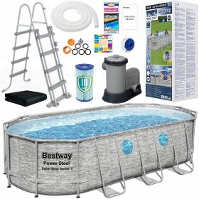 BASEN STELAŻ RATTAN/ OKNO OVAL 549 x 274 x 122 cm 