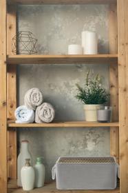 ZESTAW 3 ORGANIZERÓW BEŻOWYCH Z DEKORACYJNĄ PODSZEWKĄ SALON ŁAZIENKA GARDEROBA